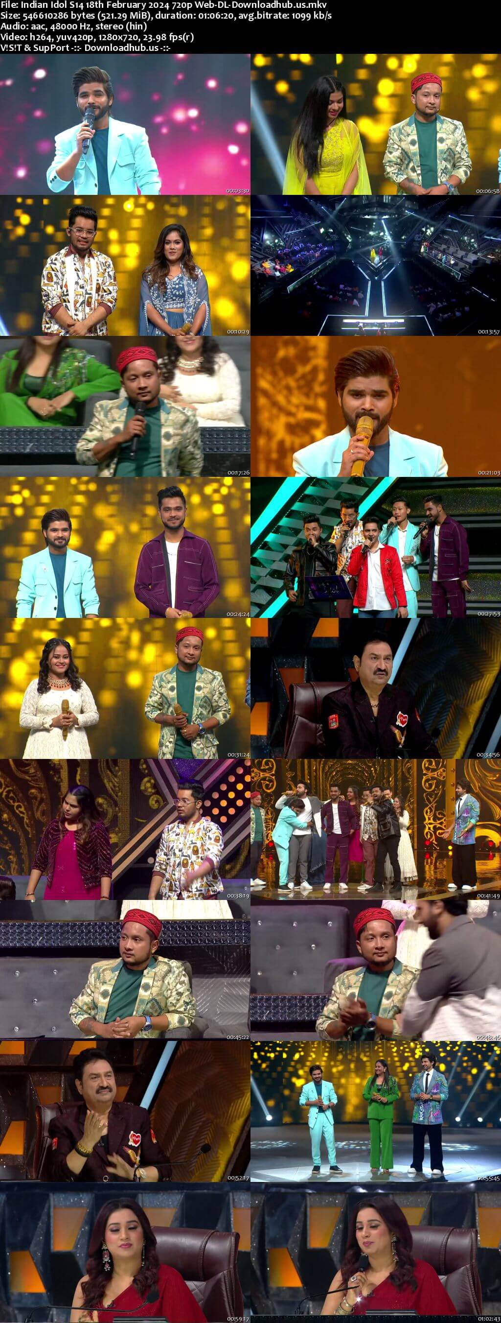 Indian Idol S14 18 February 2024 Episode 40 Web-DL 720p 480p