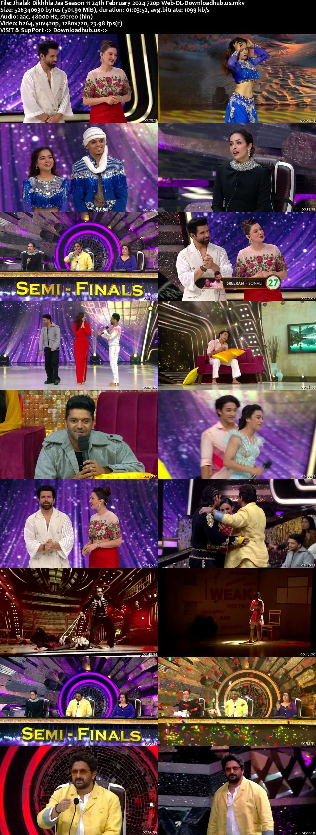 Jhalak Dikhhla Jaa Season 11 24 February 2024 Episode 30 Web-DL 720p 480p