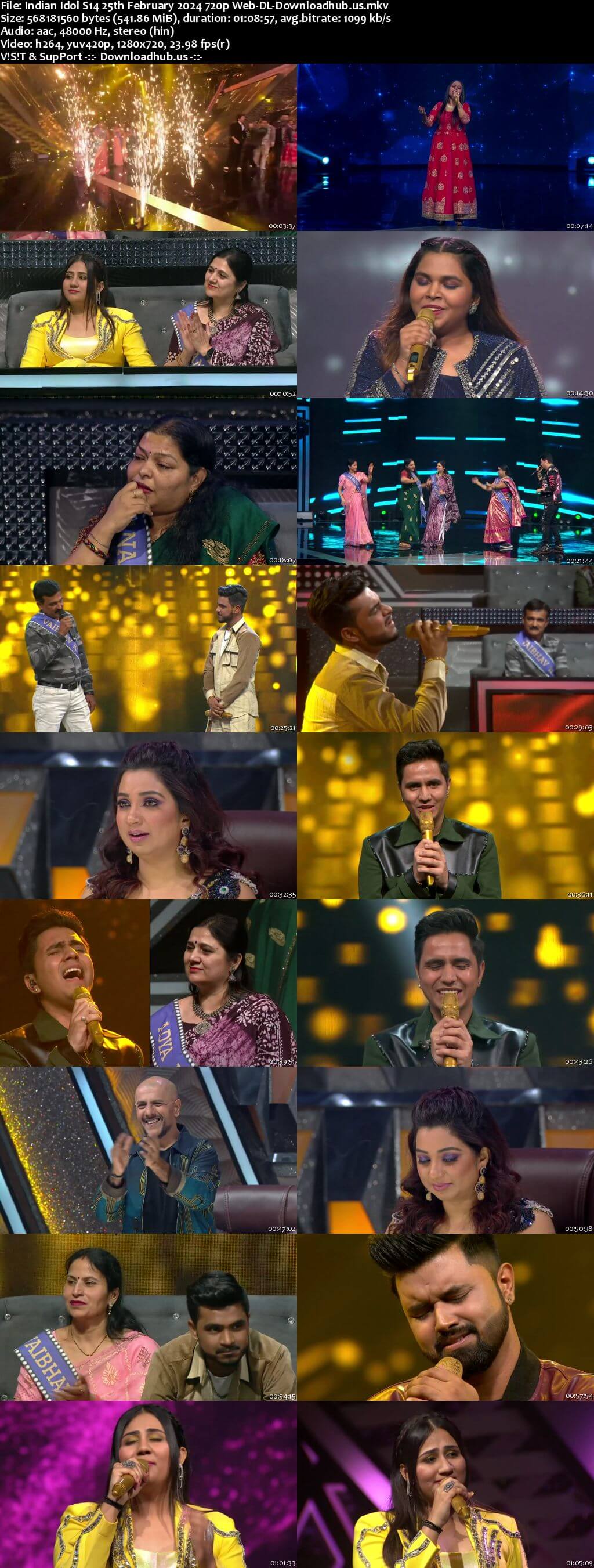 Indian Idol S14 25 February 2024 Episode 42 Web-DL 720p 480p