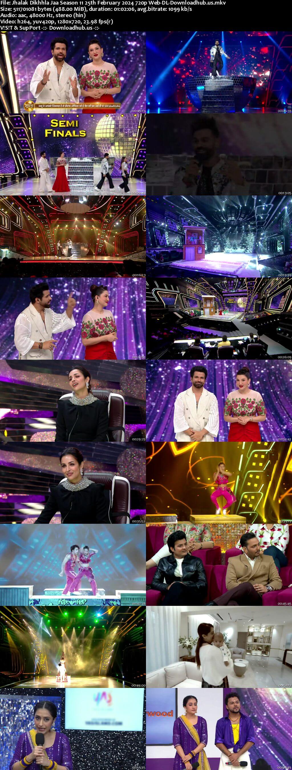 Jhalak Dikhhla Jaa Season 11 25 February 2024 Episode 31 Web-DL 720p 480p