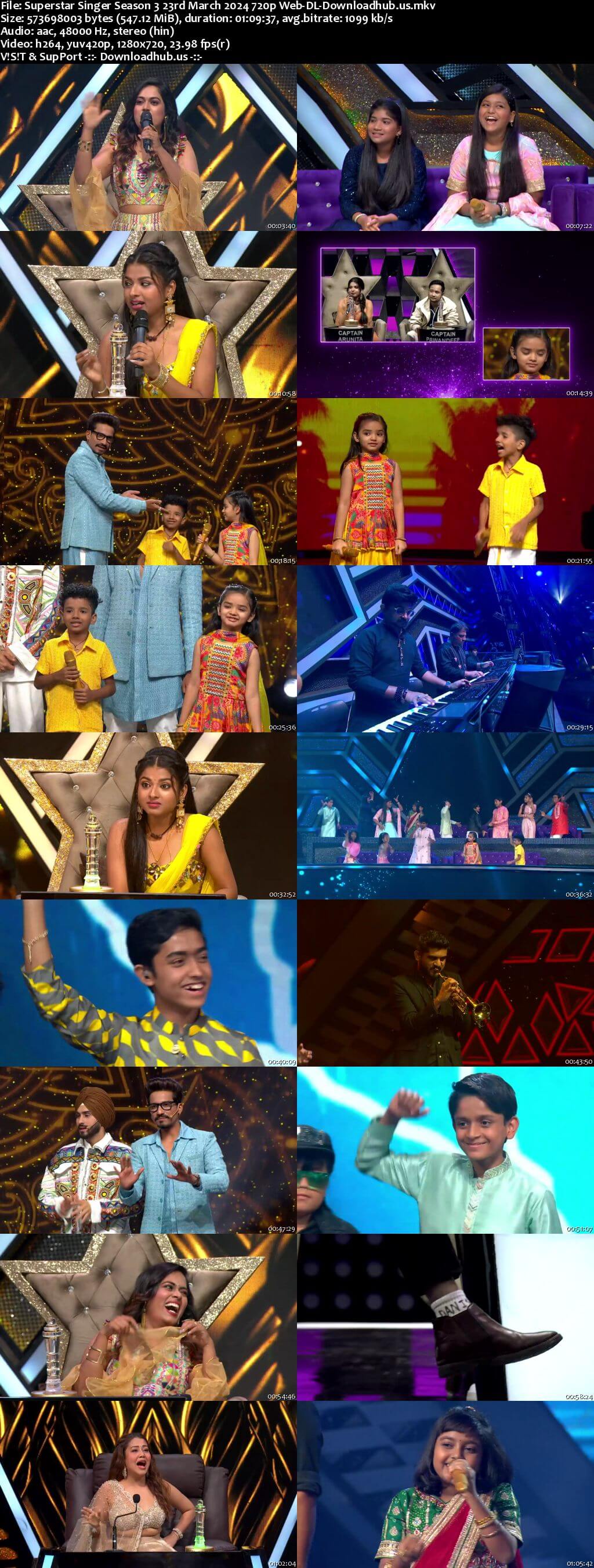 Superstar Singer Season 3 23 March 2024 Episode 5 Web-DL 720p 480p