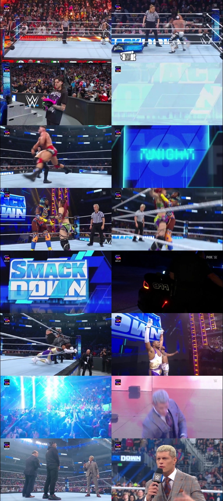 WWE Friday Night Smackdown 22th March 2024 720p 350MB WEBRip 480p