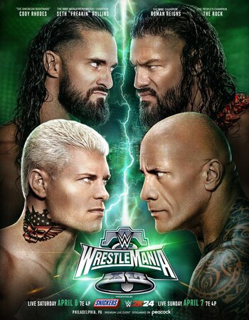 WWE WrestleMania 6th April 2024 Full Movie Download