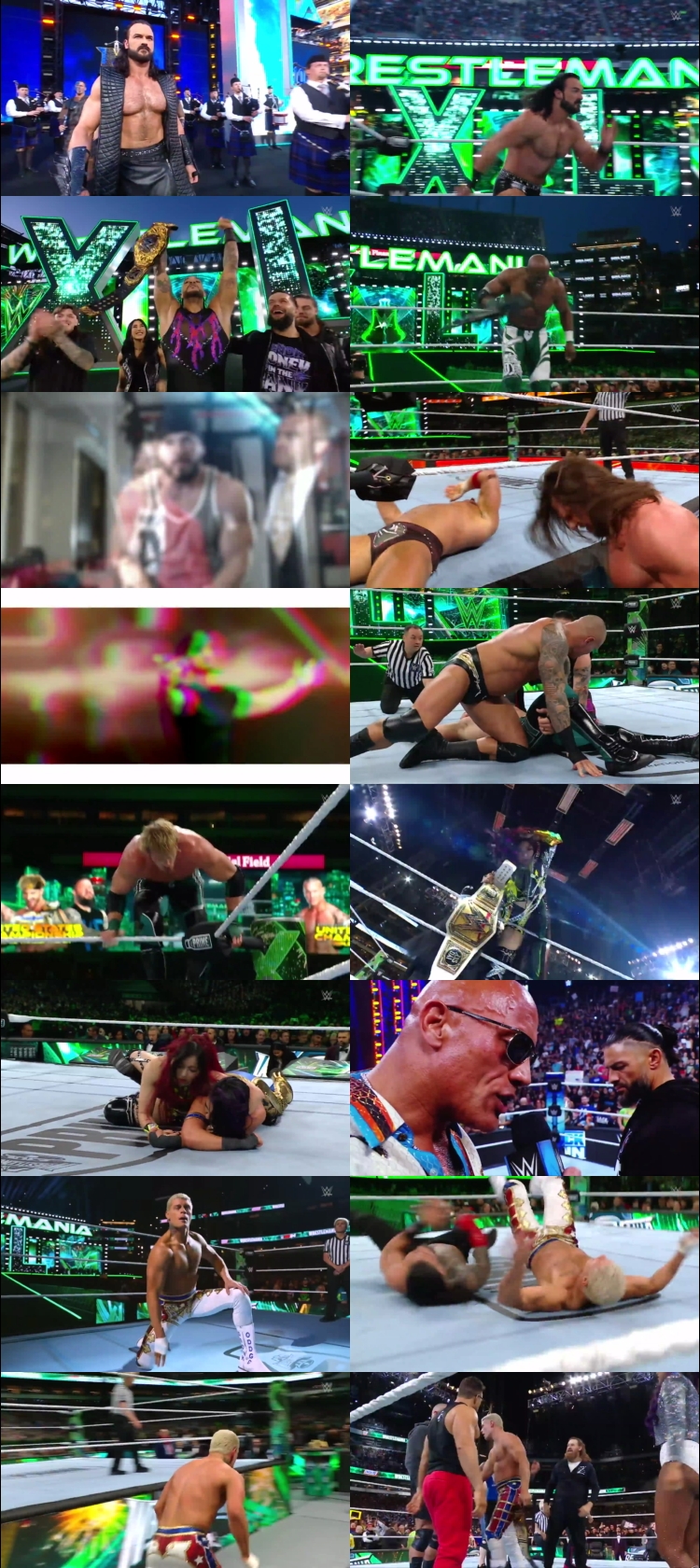 WWE WrestleMania 7th April 2024 720p 550MB WEBRip 480p