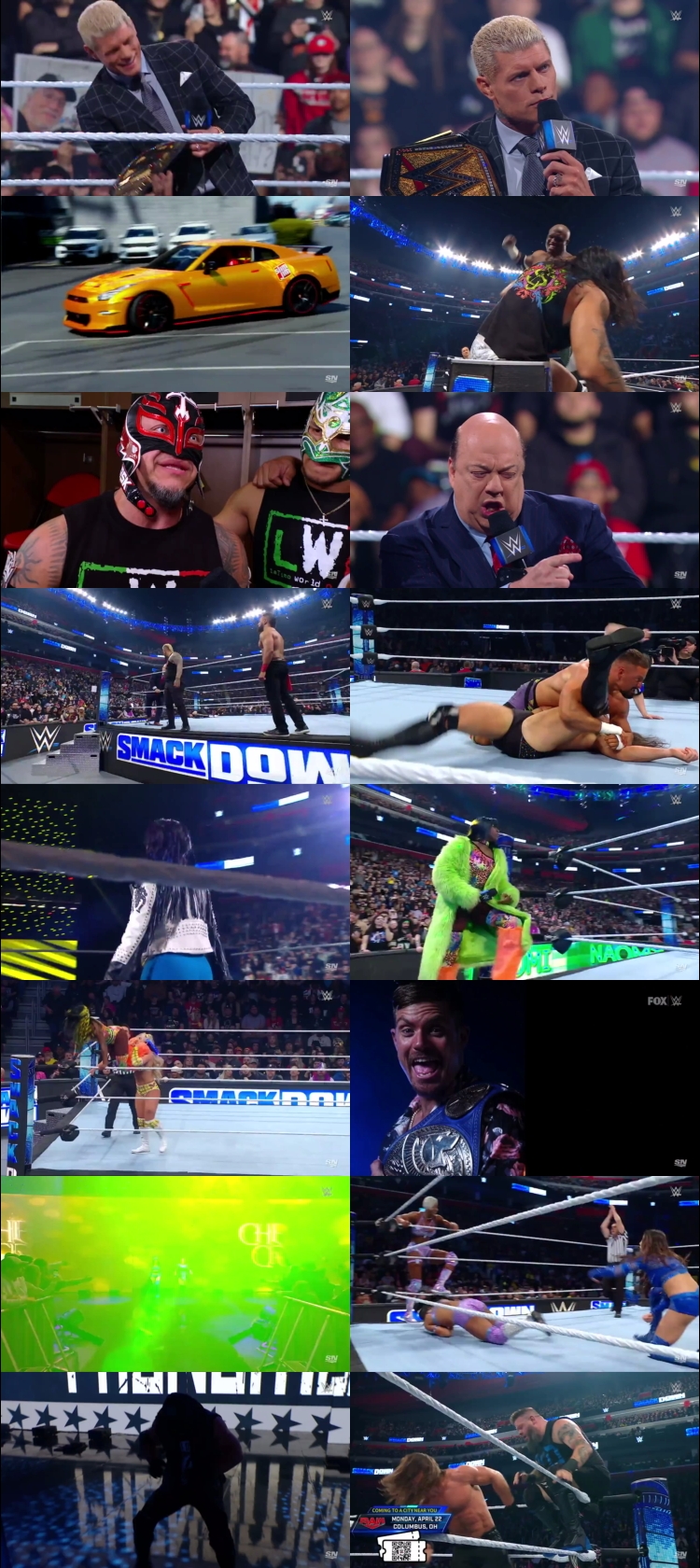 WWE Friday Night Smackdown 12th April 2024 720p 350MB WEBRip 480p