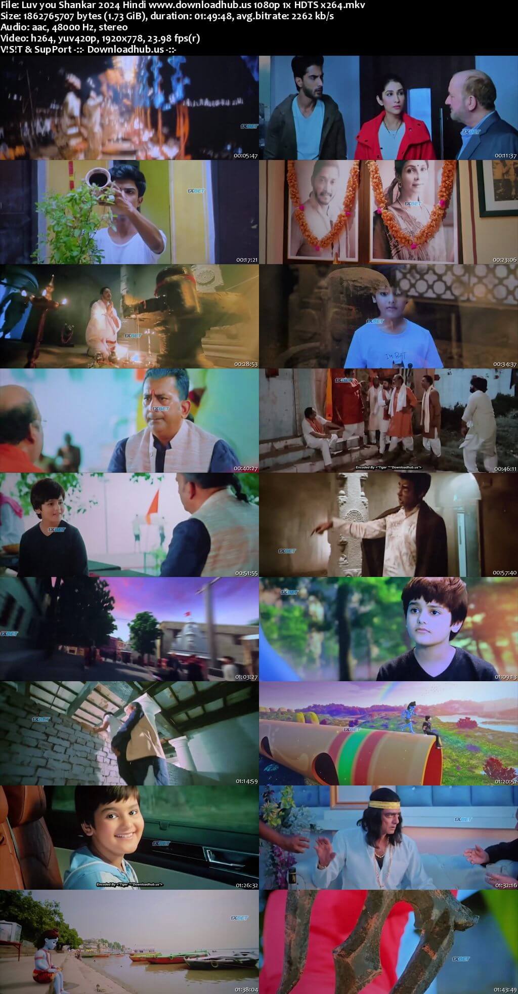 Luv you Shankar 2024 Hindi Movie 1080p 720p 480p HDTS x264