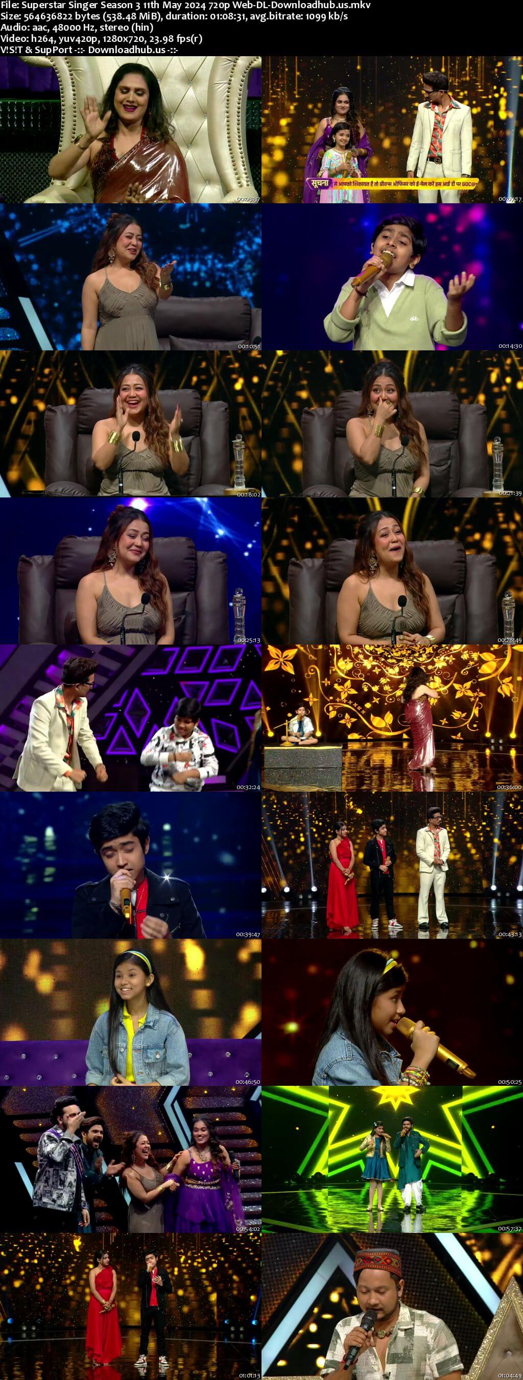 Superstar Singer Season 3 11 May 2024 Episode 17 Web-DL 720p 480p