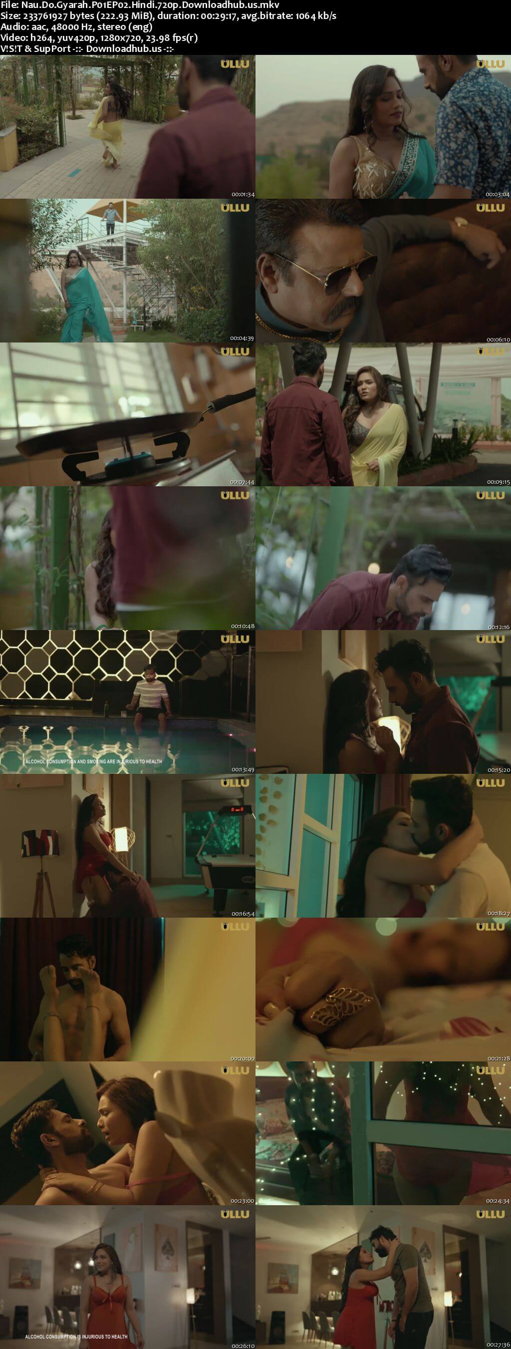 Nau Do Gyarah 2024 Hindi Part 01 ULLU WEB Series 720p HDRip x264