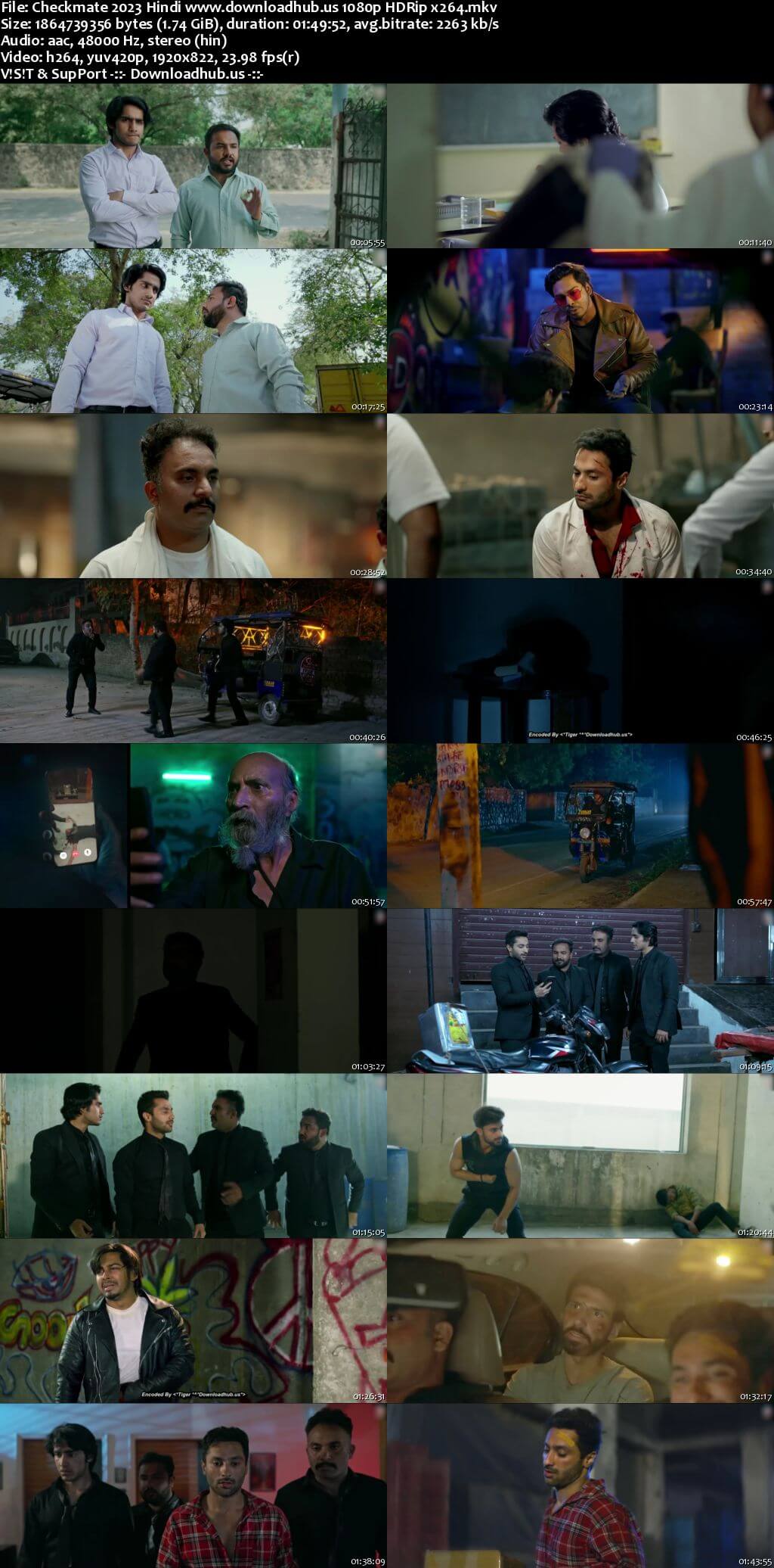 Checkmate 2023 Hindi Movie DD2.0 1080p 720p 480p HDRip x264 HEVC