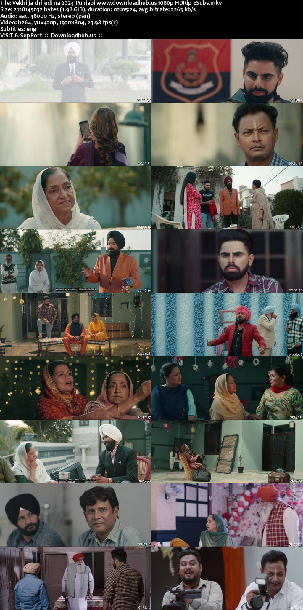 Vekhi ja chhedi na 2024 Punjabi Movie 1080p 720p 480p HDRip ESubs HEVC