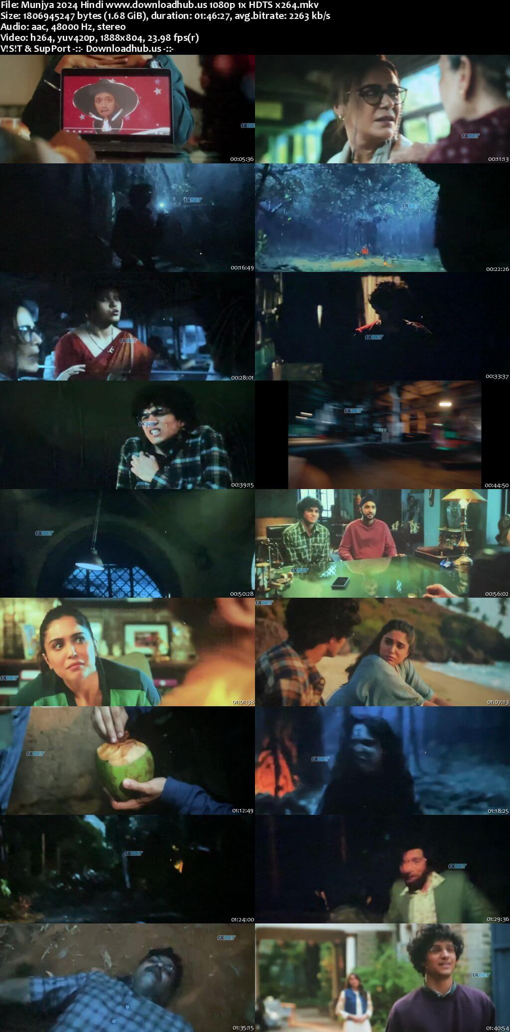 Munjya 2024 Hindi Movie 1080p 720p 480p HDTS x264