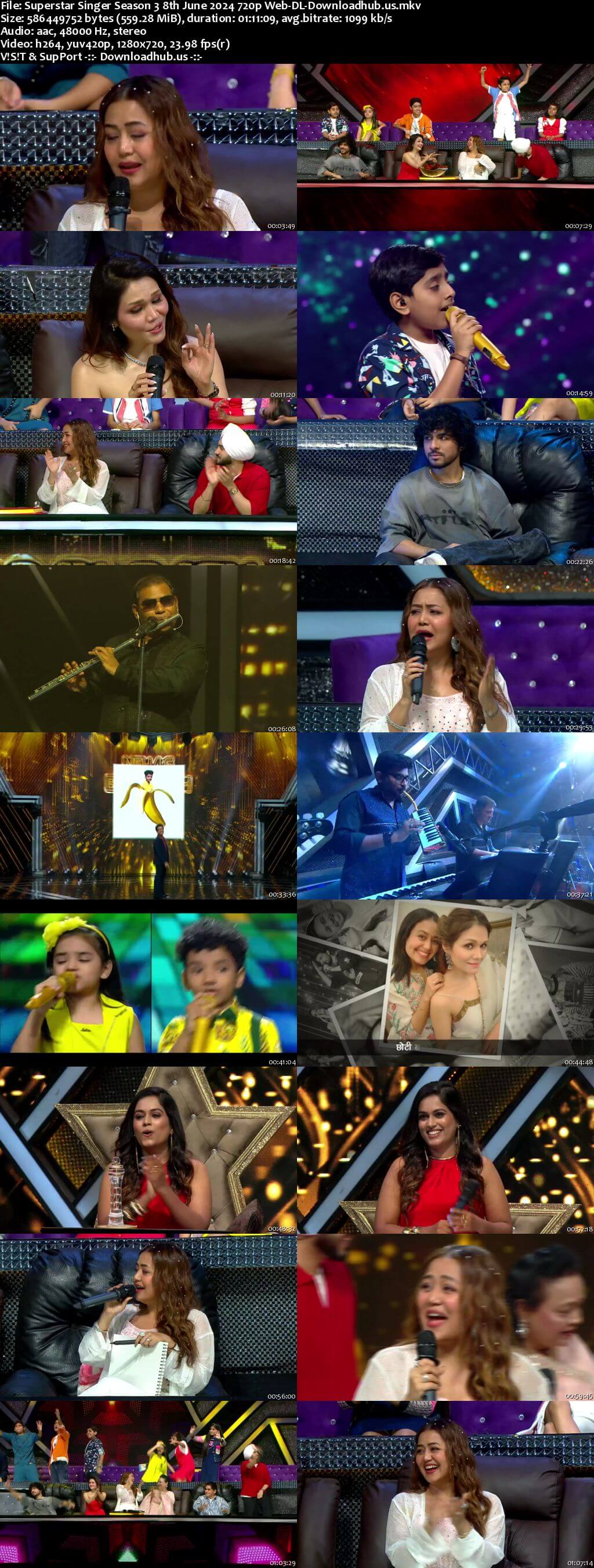 Superstar Singer Season 3 08 June 2024 Episode 25 Web-DL 720p 480p