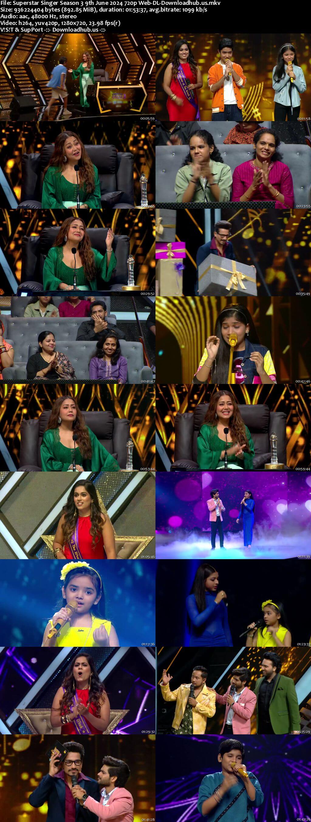 Superstar Singer Season 3 09 June 2024 Episode 26 Web-DL 720p 480p