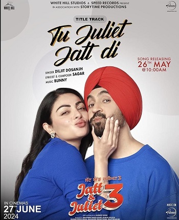 Jatt & Juliet 3 2024 Punjabi Movie 1080p 720p 480p HDTS HC-ESubs x264 HEVC
