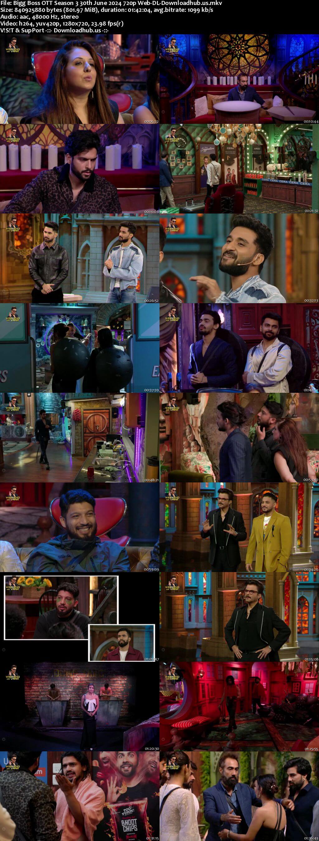 Bigg Boss OTT Season 3 30 June 2024 Episode 10 Web-DL 720p 480p