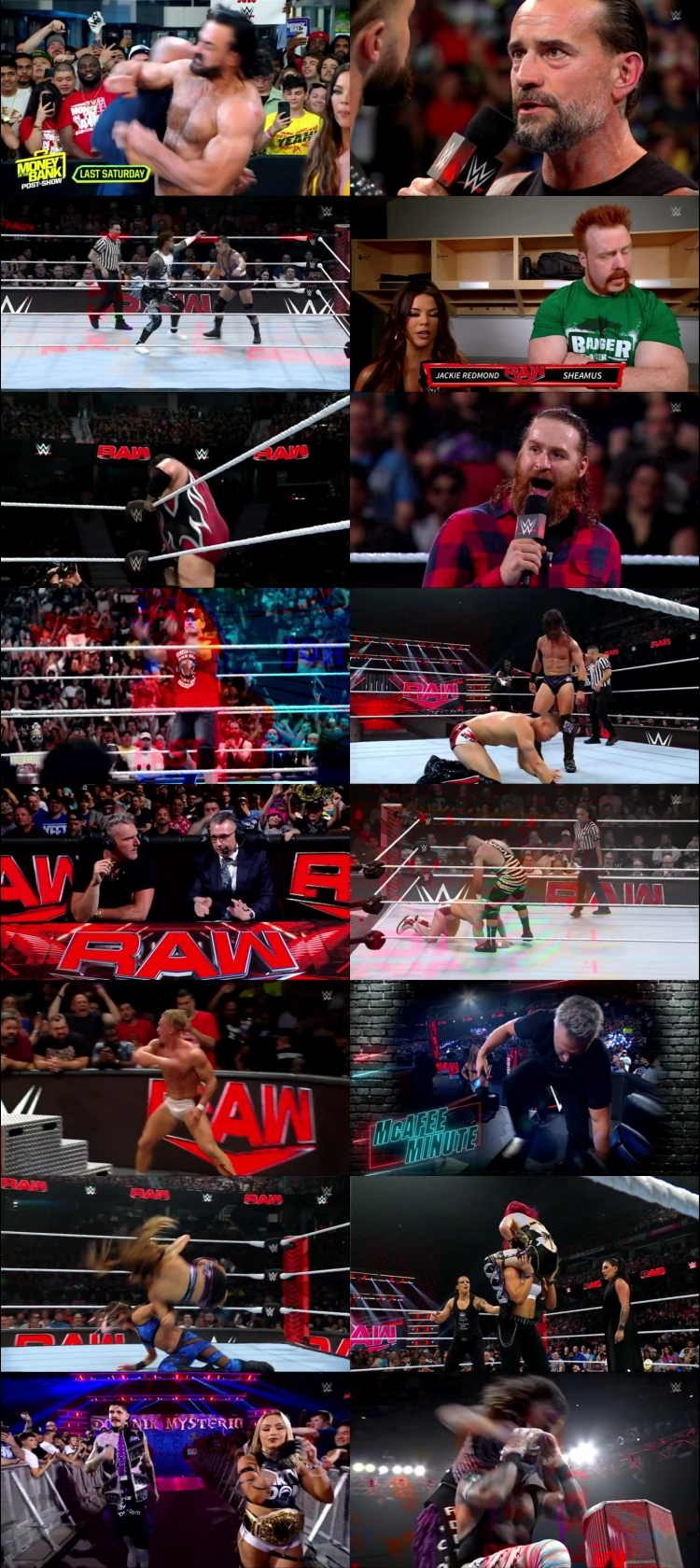 WWE Monday Night Raw 8th July 2024 720p 550MB WEBRip 480p