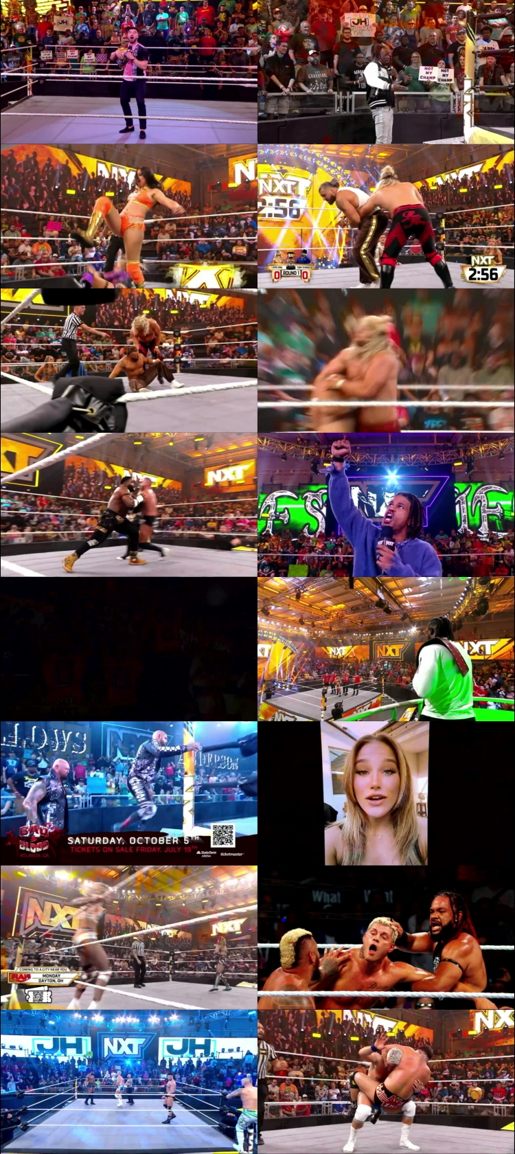 WWE NXT 9th July 2024 720p 400MB WEBRip 480p