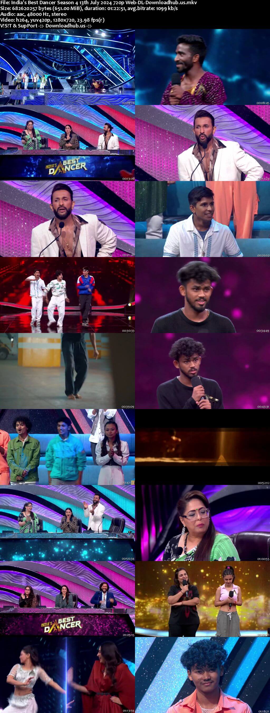 India's Best Dancer Season 4 13 July 2024 Episode 01 Web-DL 720p 480p