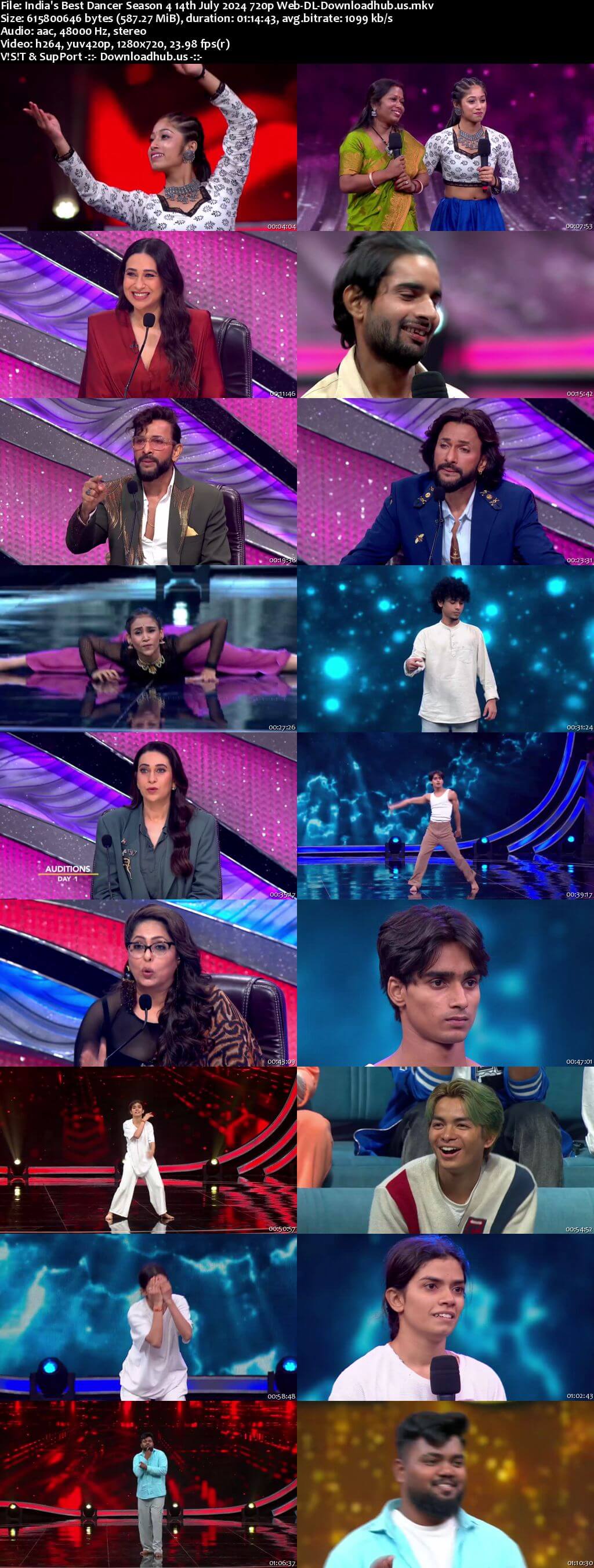 India's Best Dancer Season 4 14 July 2024 Episode 02 Web-DL 720p 480p