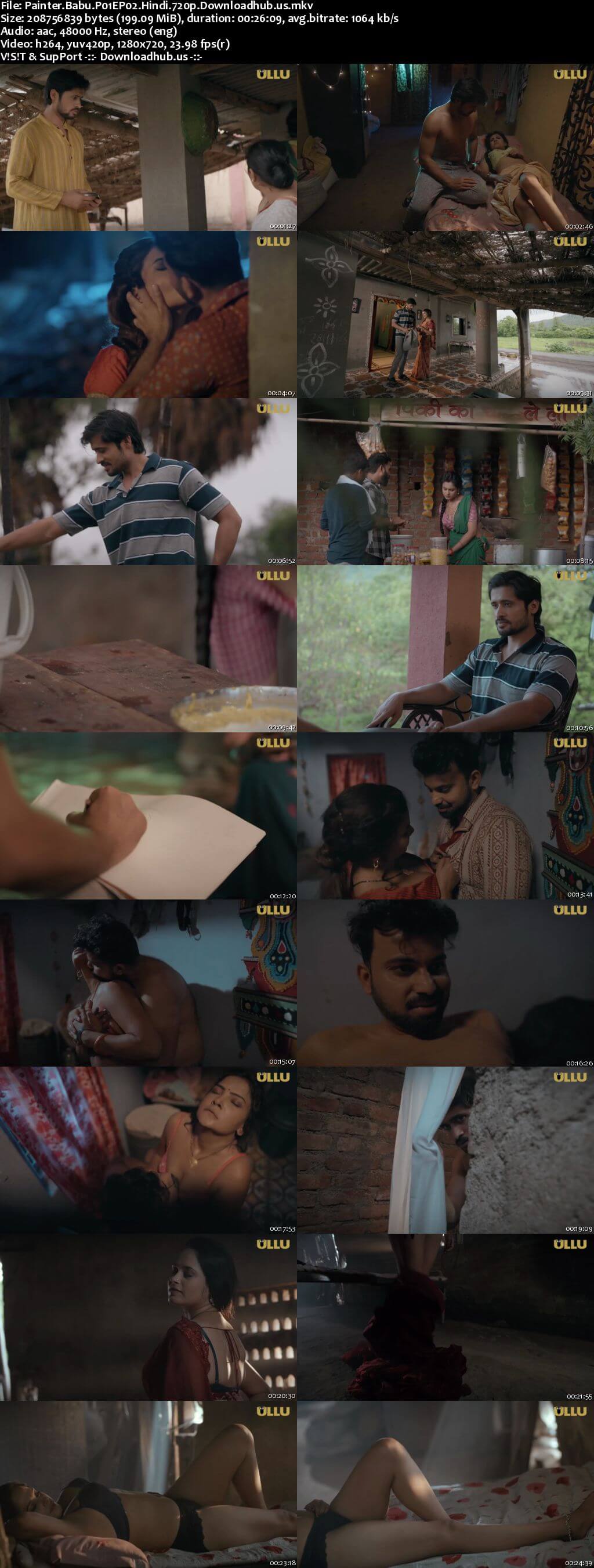 Painter Babu 2024 Hindi Part 01 ULLU WEB Series 720p HDRip x264