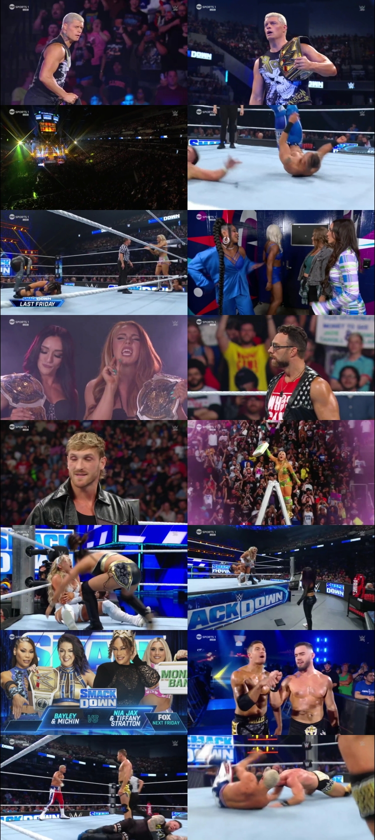 WWE Friday Night Smackdown 26th April 2024 720p 350MB WEBRip 480p