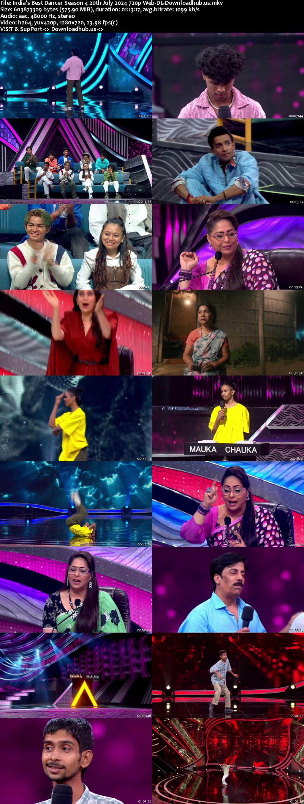 India's Best Dancer Season 4 20 July 2024 Episode 03 Web-DL 720p 480p