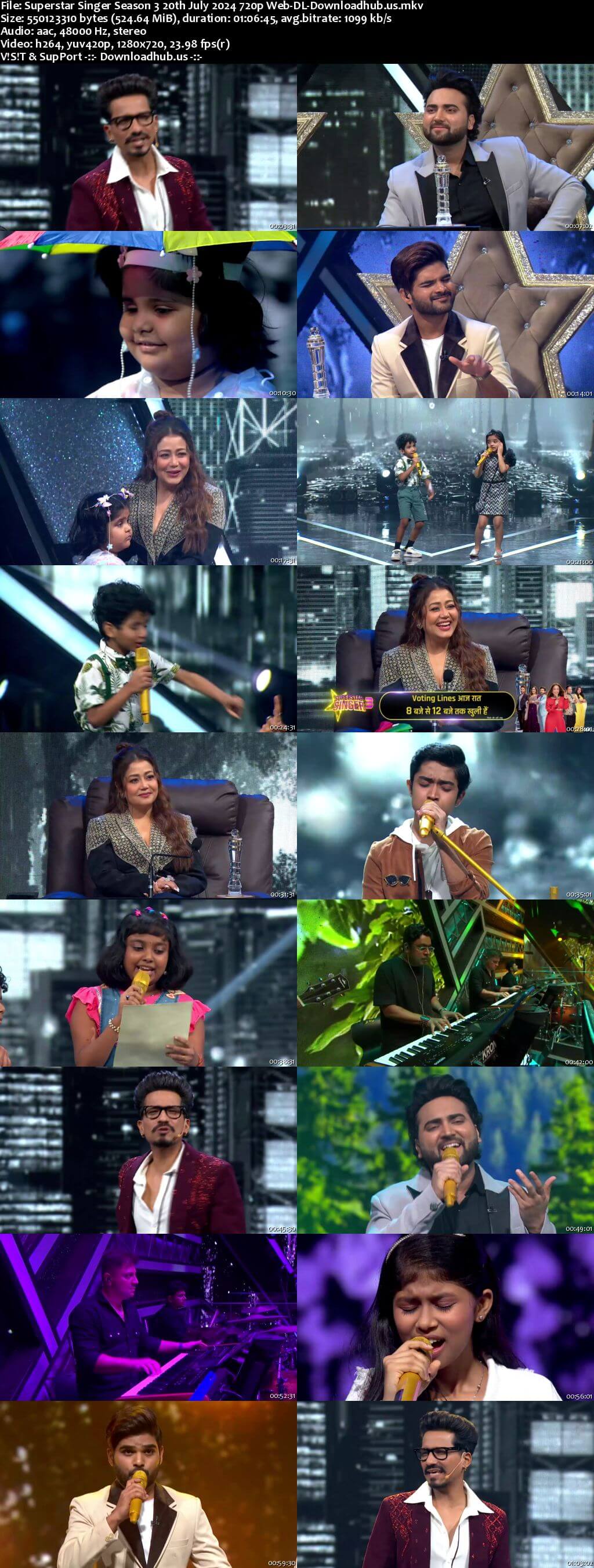 Superstar Singer Season 3 20 July 2024 Episode 37 Web-DL 720p 480p