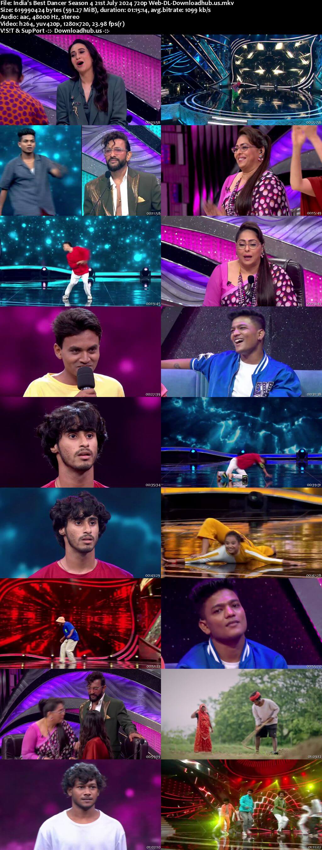 India's Best Dancer Season 4 21 July 2024 Episode 04 Web-DL 720p 480p