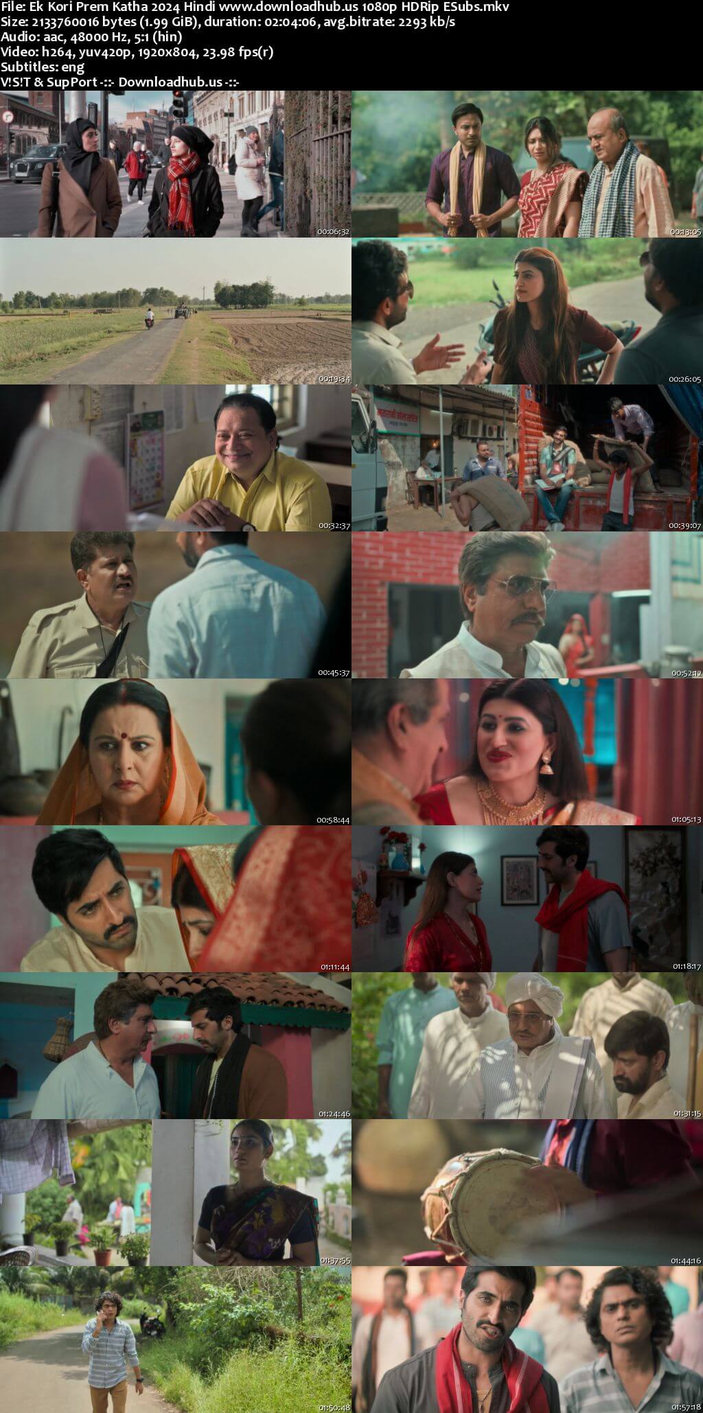 Ek Kori Prem Katha 2024 Hindi Movie DD5.1 1080p 720p 480p HDRip ESubs x264 HEVC