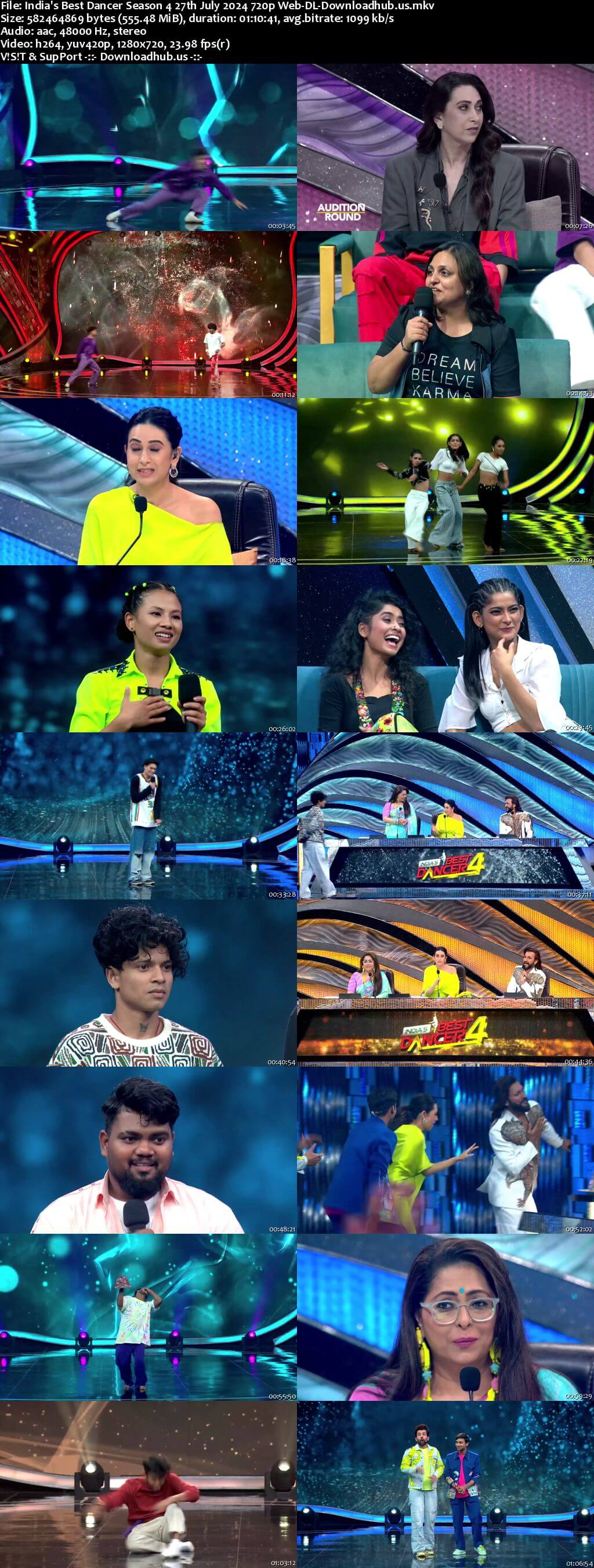 India's Best Dancer Season 4 27 July 2024 Episode 05 Web-DL 720p 480p