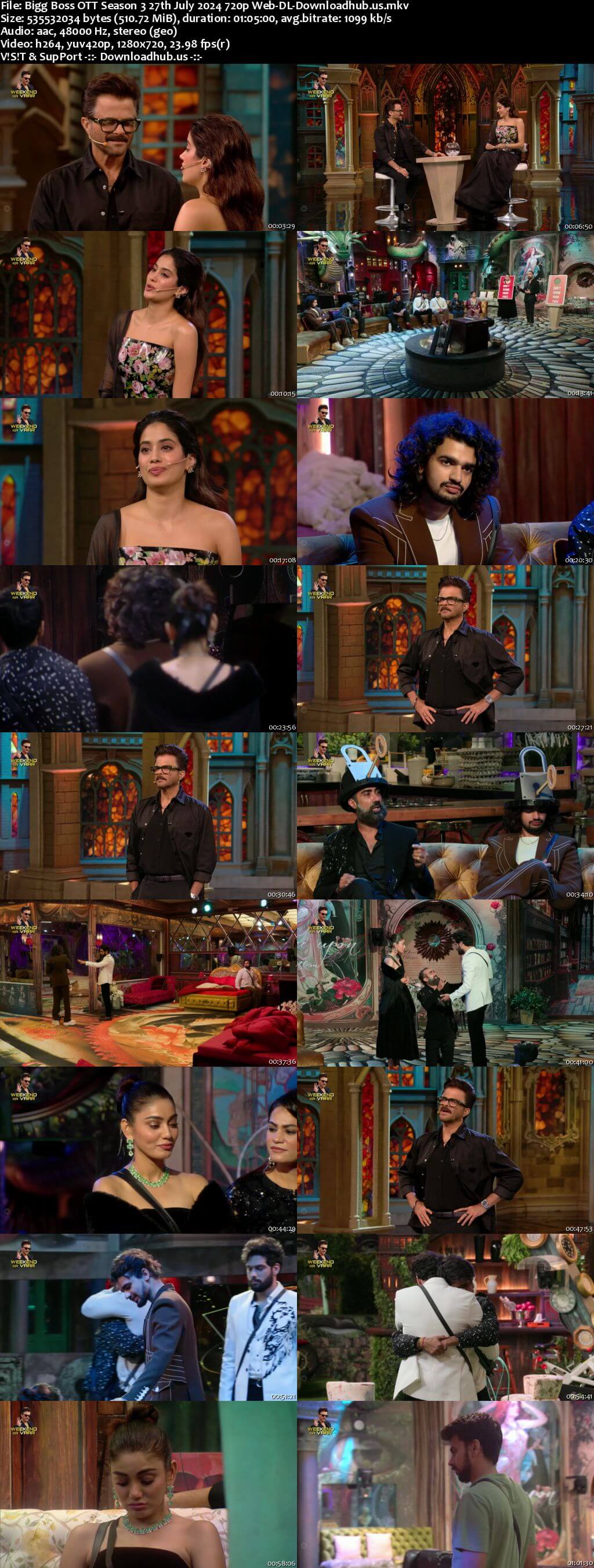 Bigg Boss OTT Season 3 27 July 2024 Episode 37 Web-DL 720p 480p