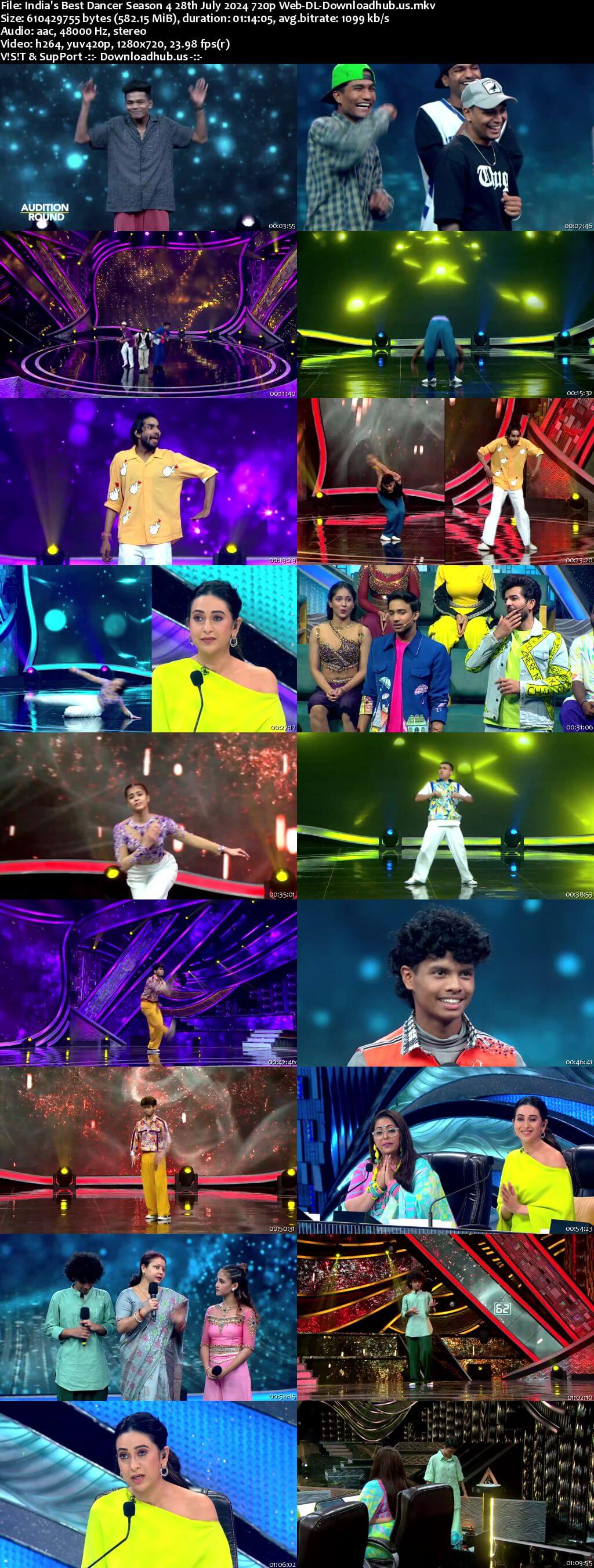 India's Best Dancer Season 4 28 July 2024 Episode 06 Web-DL 720p 480p