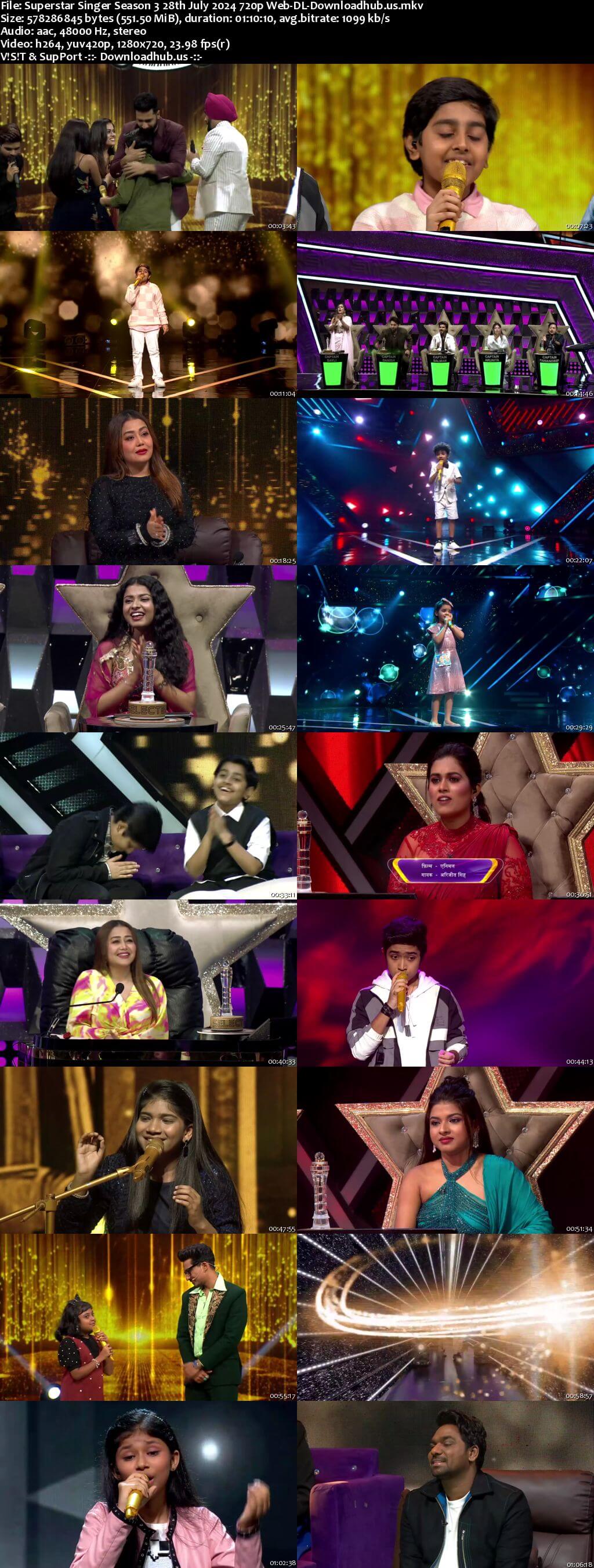 Superstar Singer Season 3 28 July 2024 Episode 40 Web-DL 720p 480p