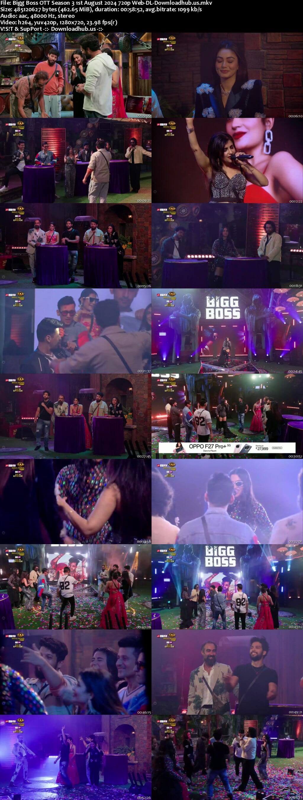 Bigg Boss OTT Season 3 1 August 2024 Episode 42 Web-DL 720p 480p