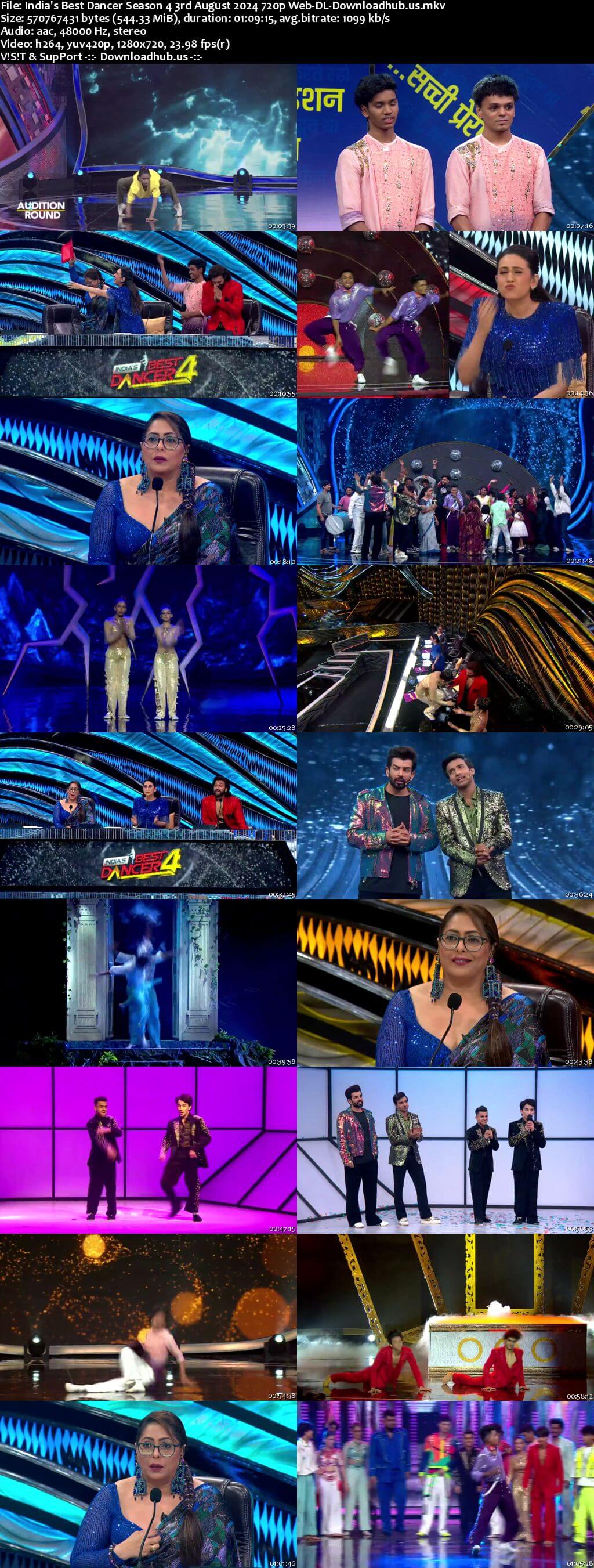 India's Best Dancer Season 4 03 August 2024 Episode 07 Web-DL 720p 480p