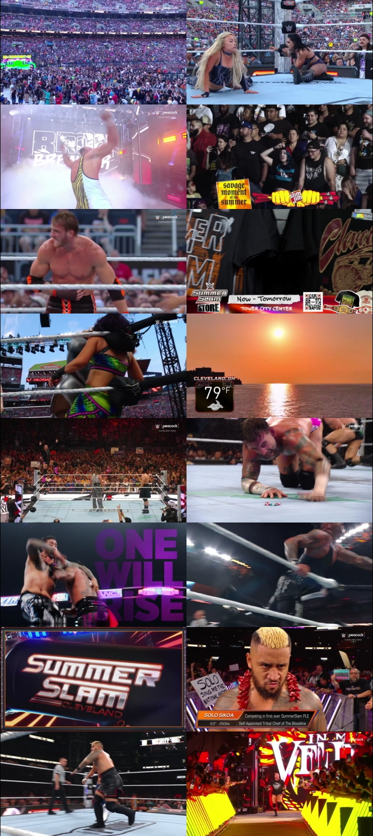 WWE SummerSlam PPV 26th April 2024 720p 350MB WEBRip 480p