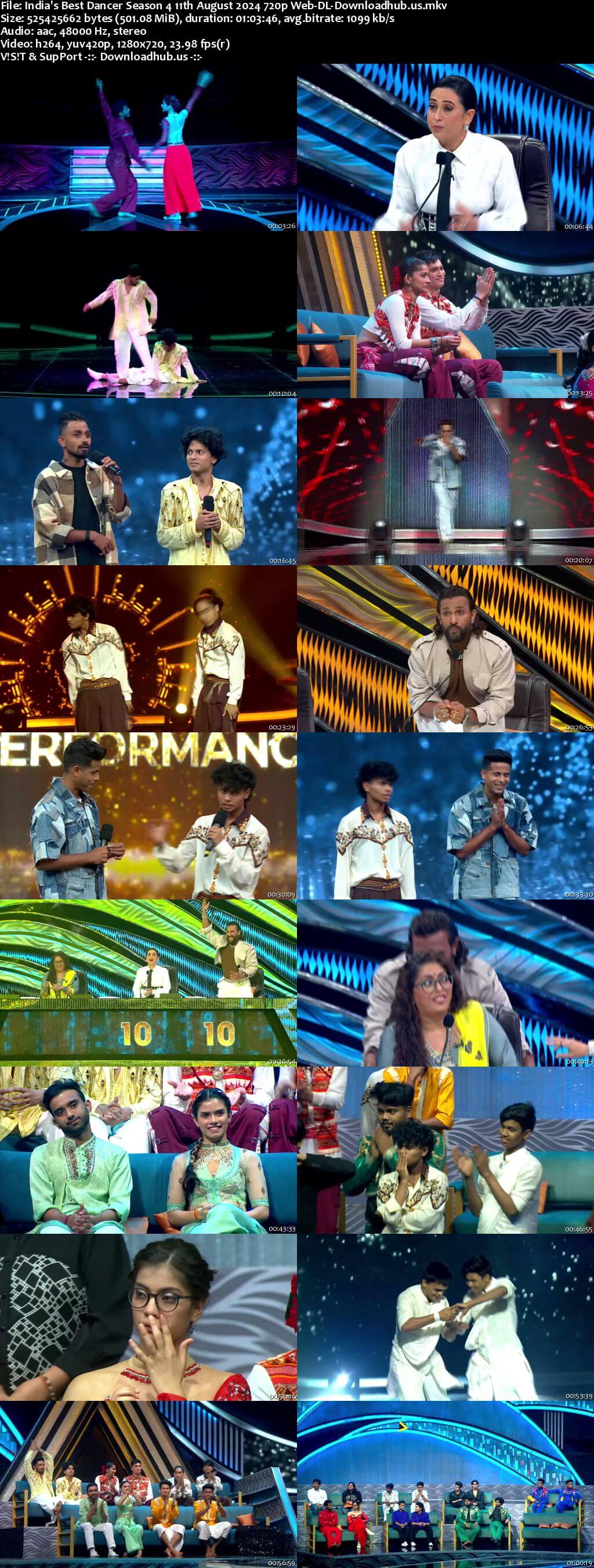 India's Best Dancer Season 4 11 August 2024 Episode 10 Web-DL 720p 480p