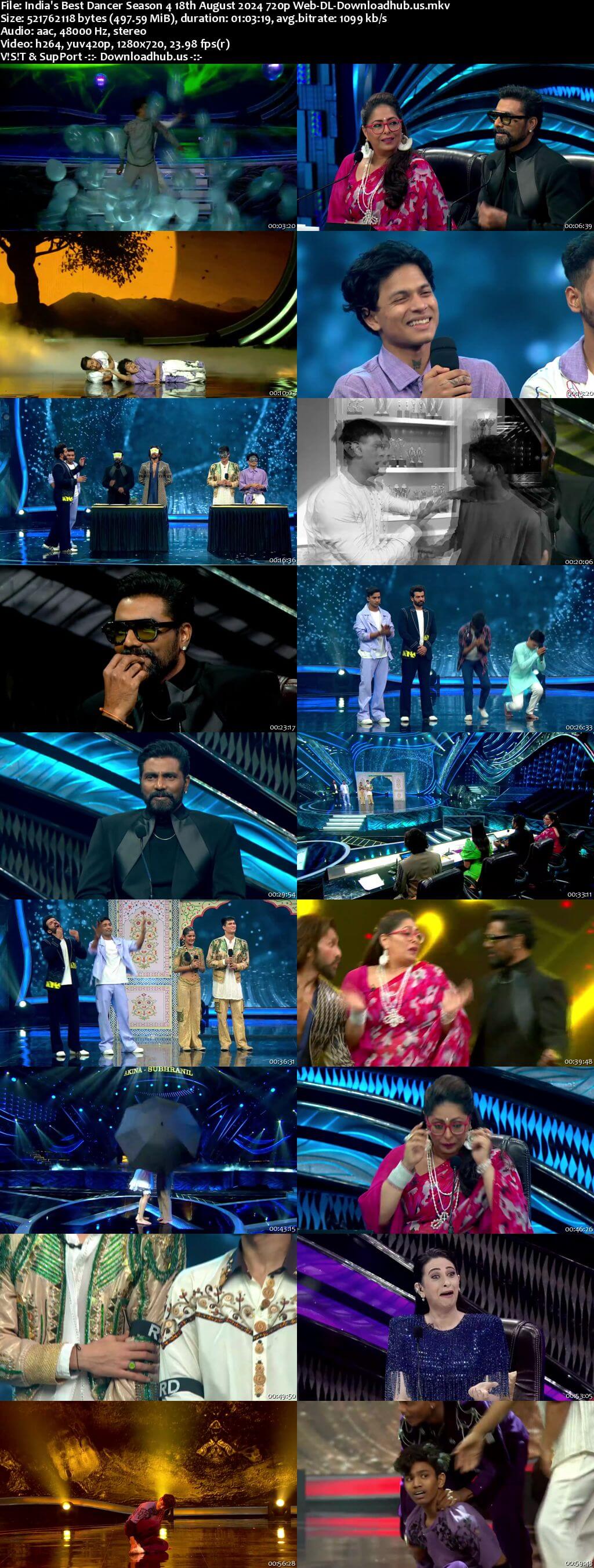 India's Best Dancer Season 4 18 August 2024 Episode 12 Web-DL 720p 480p