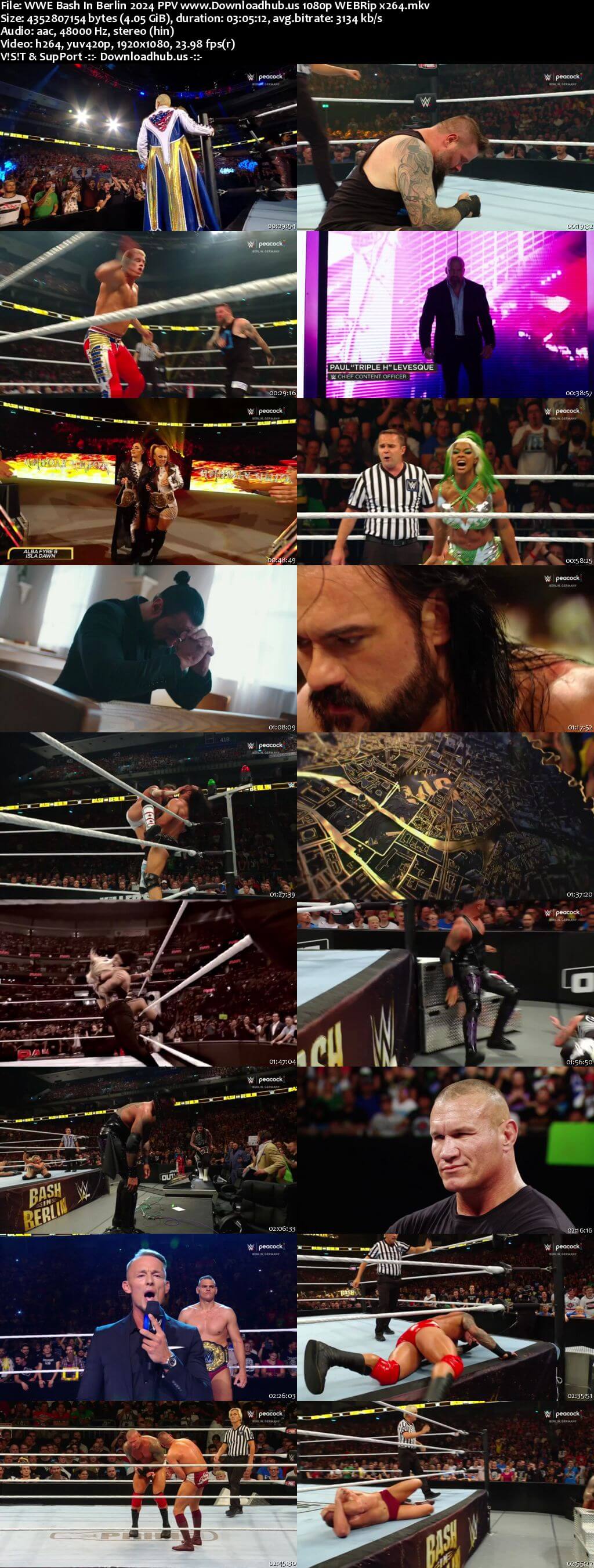 WWE Bash In Berlin 31st August 2024 1080p 720p 800MB WEBRip 480p