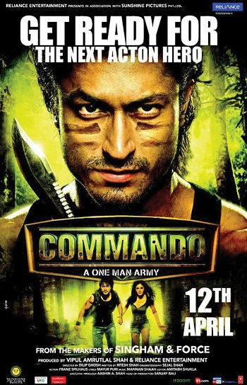 Commando 2013 Hindi Movie DD5.1 1080p 720p 480p Bluray ESubs x264