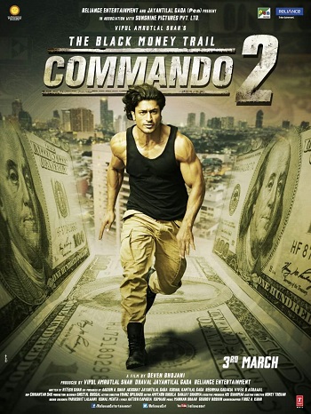 Commando 2 2017 Full Hindi Movie 720p 480p HDRip Download