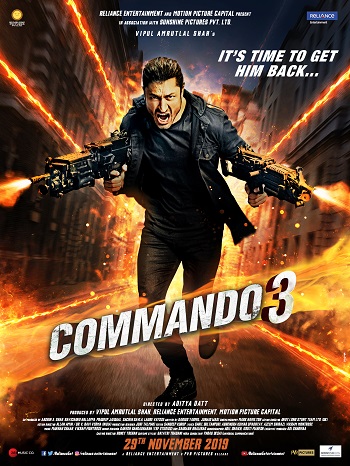 Commando 3 2019 Full Hindi Movie 720p 480p HDRip Download