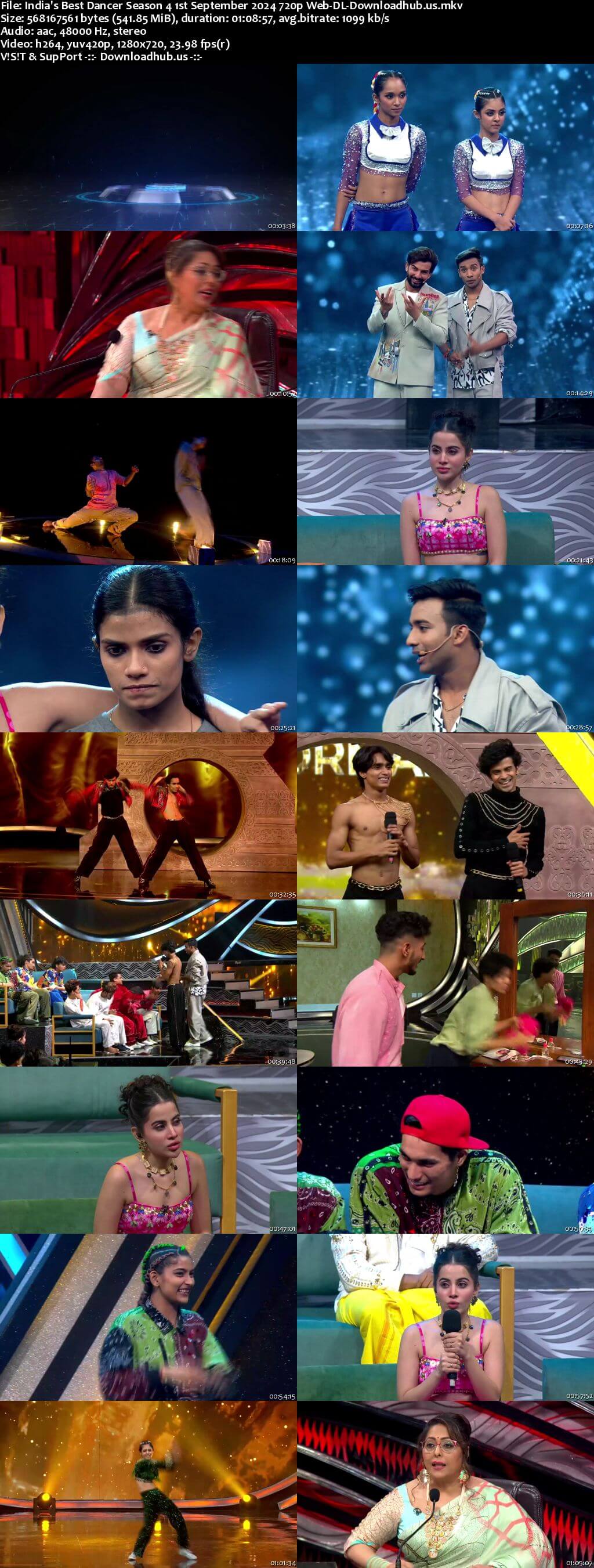 India's Best Dancer Season 4 1 September 2024 Episode 16 Web-DL 720p 480p