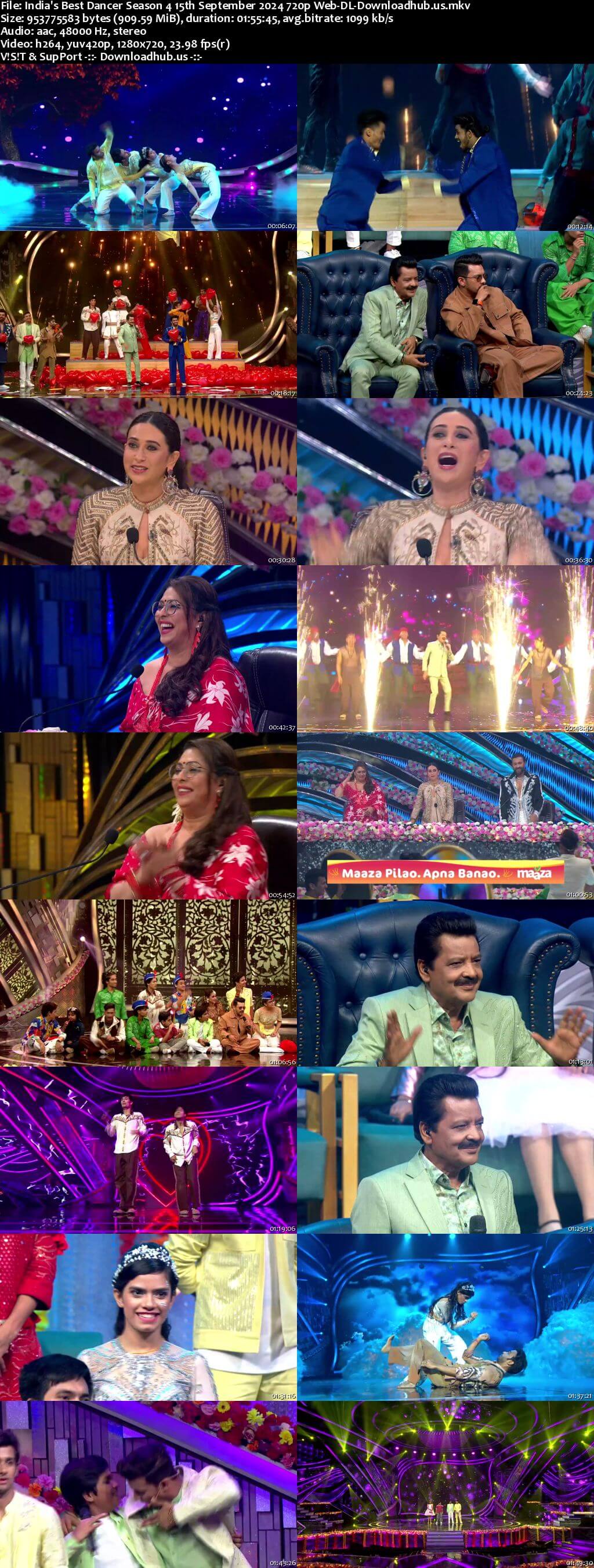 India's Best Dancer Season 4 15 September 2024 Episode 20 Web-DL 720p 480p