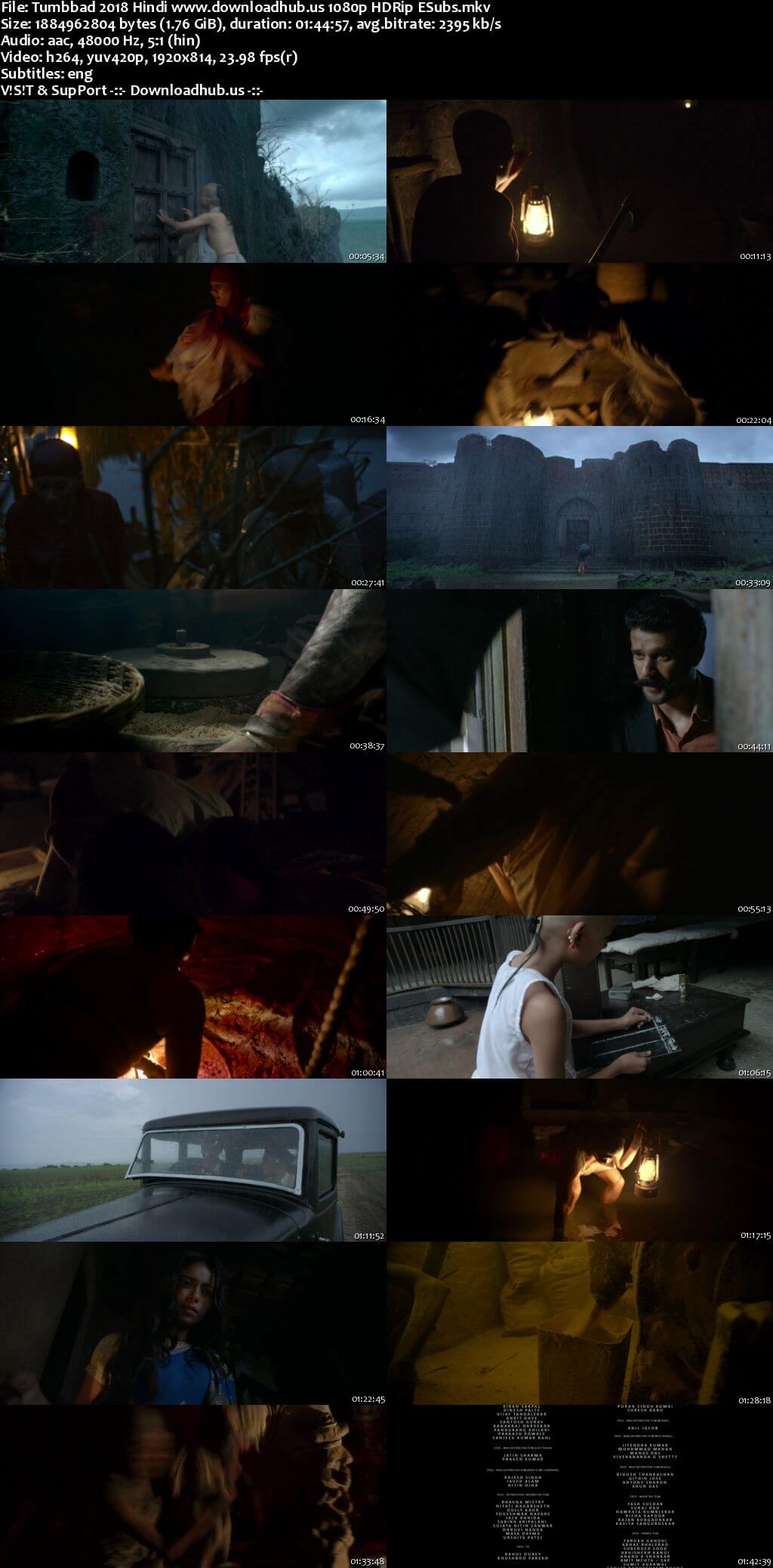 Tumbbad 2018 Hindi Movie DD5.1 1080p 720p 480p HDRip ESubs x264 HEVC