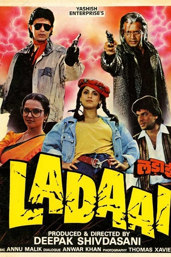 Ladaai 1989 Hindi Movie DD2.0 1080p 720p 480p HDRip x264 HEVC