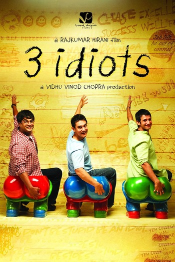 3 Idiots 2009 Hindi Movie DD5.1 1080p 720p 480p BluRay ESubs x264 HEVC