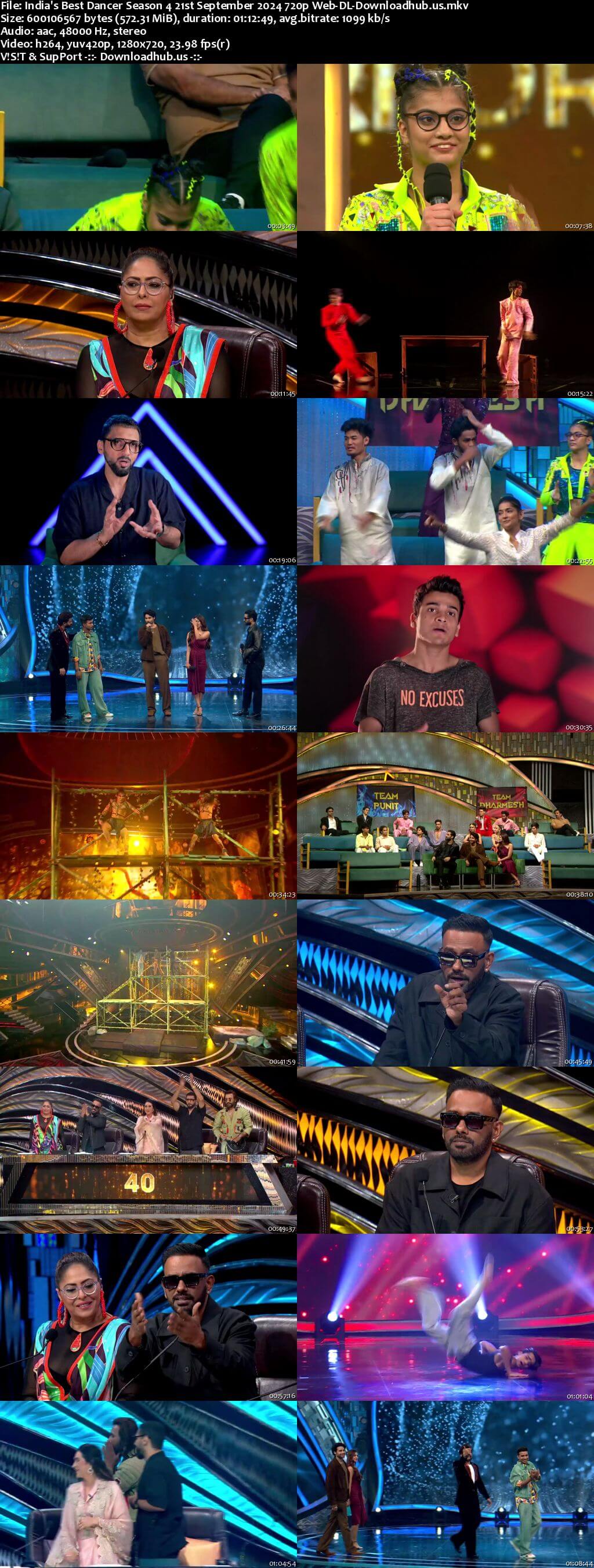 India's Best Dancer Season 4 21 September 2024 Episode 21 Web-DL 720p 480p