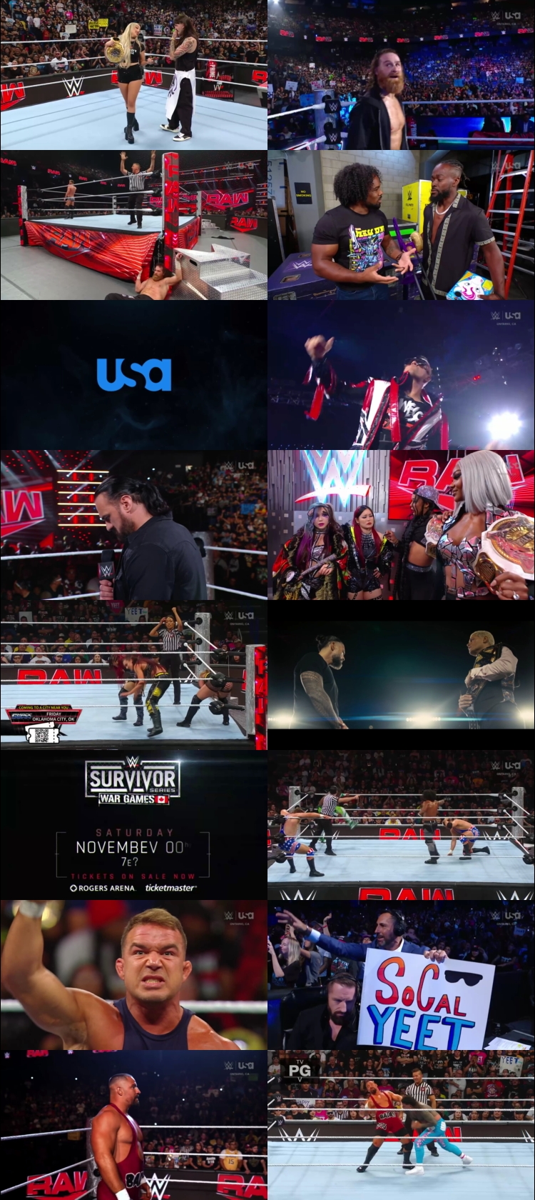 WWE Monday Night Raw 23rd September 2024 1080p 720p 550MB WEBRip 480p