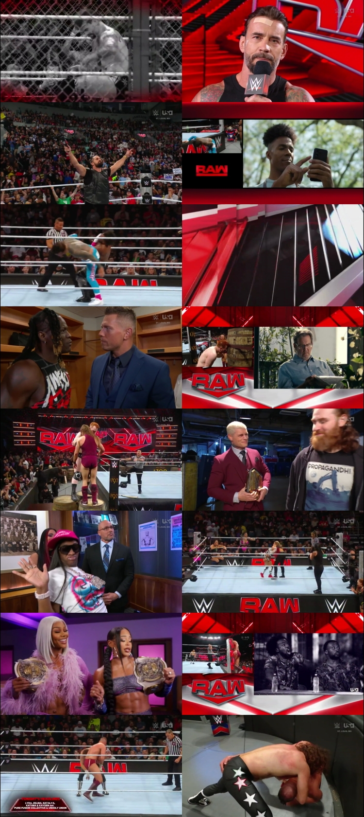 WWE Monday Night Raw 7th October 2024 1080p 720p 550MB WEBRip 480p